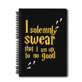 Harry Potter I solemnly swear A5 Notebook