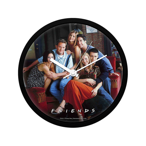 Friends On The Couch Wall Clock