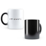 Friends TV Series - Logo (White) Design Magic Morphing Heat Sensitive Coffee Mug
