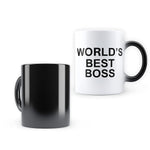 The Office - World's Best Boss Design Heat Sensitive Magic Coffee Mug