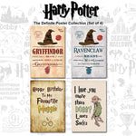 Harry Potter Combo Pack of 4 Poster Without Frame