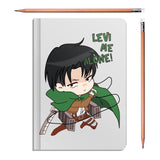 Anime - AOT - Levi Me Alone Design Ruled Binded Notebit