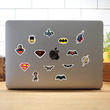 DC Comics - Combo Pack of 2 Vinyl Sticker Sheets