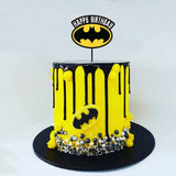 DC Comics - The Batman Logo Happy Birthday Cake Topper