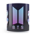 BTS - All Members Design Heat Sensitive Magic Coffee Mug