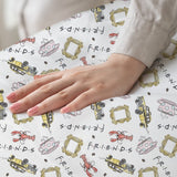 Friends TV Series - New Doodle Patch Single Bedsheet With Pillow Cover