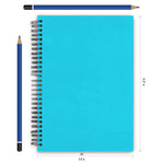 Eco Friendly Colored A5 Ruled Wiro Notebook
