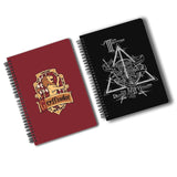 Harry Potter Pack Of 2 (Triangle + Gryffindor) A5 Notebook