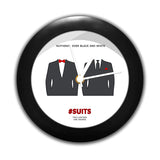 Suits TV Series - Black and White Table Clock