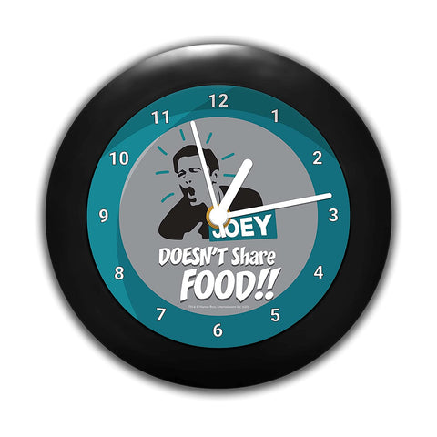 Friends Tv Series Joey Doesn't Share Food Table Clock