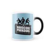 The Office - Hardcore Parkour Design Heat Sensitive Magic Coffee Mug
