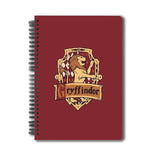Harry Potter - Combo Pack of 2 (1 Gryffindor Notebook and 1 Magnetic Bookmark)