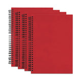 red color pack of 4 notebooks 