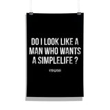 Peaky Blinders -Do I Look Like Design Wall Poster