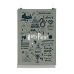 Harry Potter - Set of 4 A3 Wall Posters Without Frame