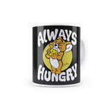 Tom and Jerry Always Hungry Black Coffee Mug