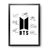 BTS - All Members Autograph Collage Name Poster