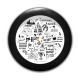 Harry Potter - Infographic Black Table Clocks