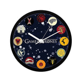 Game of Thrones All Houses Wall Clock