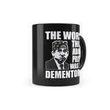The Office - Prison Mike Dementors Scranton Black Patch Coffee Mug