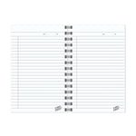 Set Of 6 Navy Blue Ruled A5 Wiro Bound Notebooks