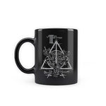 Harry Potter - Triangle Design Premium Black Patch Coffee Mug 350ml