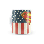 DC Comics Design of Superman Logo Flag Coffee Mug