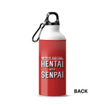 Anime - Hentai with Senpai Aluminum Sports Sipper/Water Bottle I Water Bottle For Kids (750 ml)