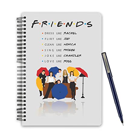 Friends TV Series - Umbrella Notebook With A Fine Writer Pen