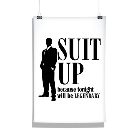 How I Met Your Mother TV Series Suit Up Barney Stinson Poster