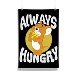 Tom and Jerry -Always Hungry Black Design Poster