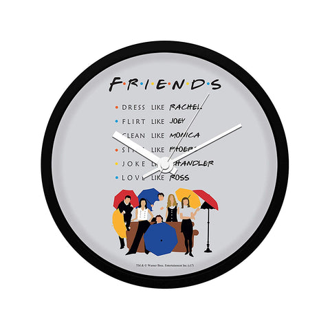 Friends Umbrella Wall Clock