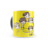 BTS - Butter Chibi Heat Sensitive Magic Coffee Mug