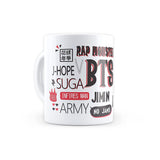BTS -  Infographic Design Coffee Mug