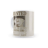 Anime-One Piece Roronoa Zoro Wanted Poster - Coffee Mug