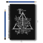 Harry Potter combo set ( 1 Triangle Notebook and 1 Magnetic Bookmark)