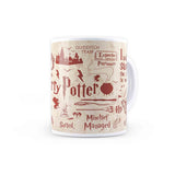 Harry Potter Infographic Red - Coffee Mug