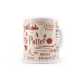 Harry Potter Infographic Red - Coffee Mug