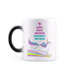 Unicorn - keep Calm Heat Sensitive Magic Coffee Mug