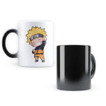 Chibi Naruto White Design Heat Sensitive Magic Coffee Mug