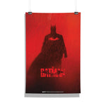 The Batman - Red Rain Design A4 Size Wall Decor Poster (With Frame)