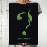 The Batman - To the Batman Riddler Design A4 Size Wall Decor Poster (With Frame)