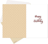 Harry Potter - Infographic Red - Happy Birthday Greeting Card