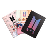 BTS - Pack of 3 Ruled A5 Binded Notebooks