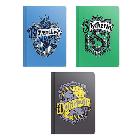 Harry Potter House Crest Combo Pack of 3 A5 Notebooks