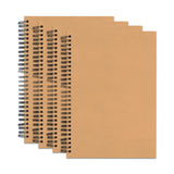 brown combo pack of 4 notebooks