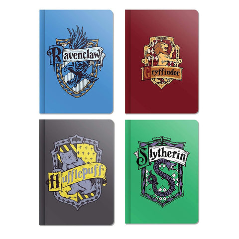 Harry Potter - All Houses Combo Pack of 4 A5 Binded Notebooks