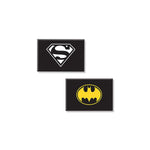 DC Comics Pack of 2 Rectangular Fridge Magnet (Batman + Superman)