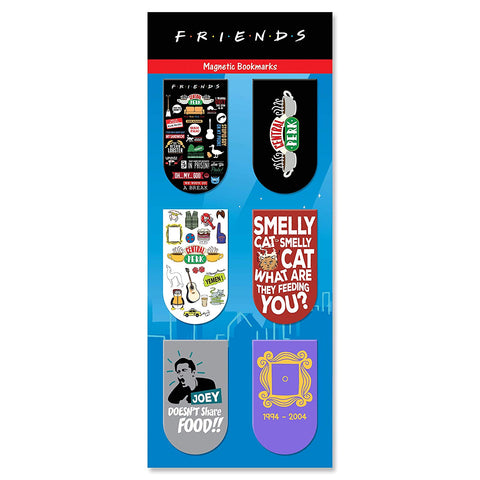 Friends TV Series Pack of 6 Magnetic Bookmarks