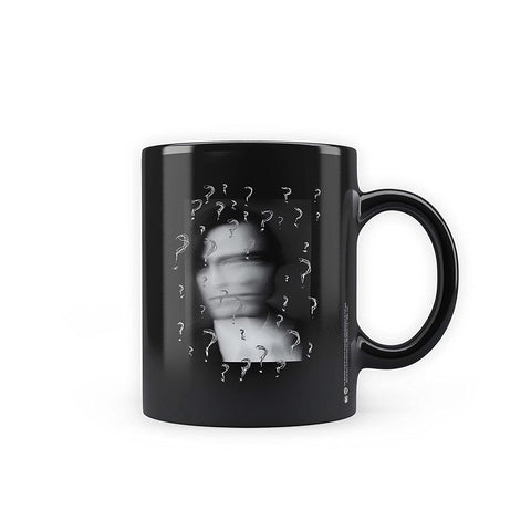 The Batman - Riddled Bruce Wayne Design Black Patch Coffee Mug